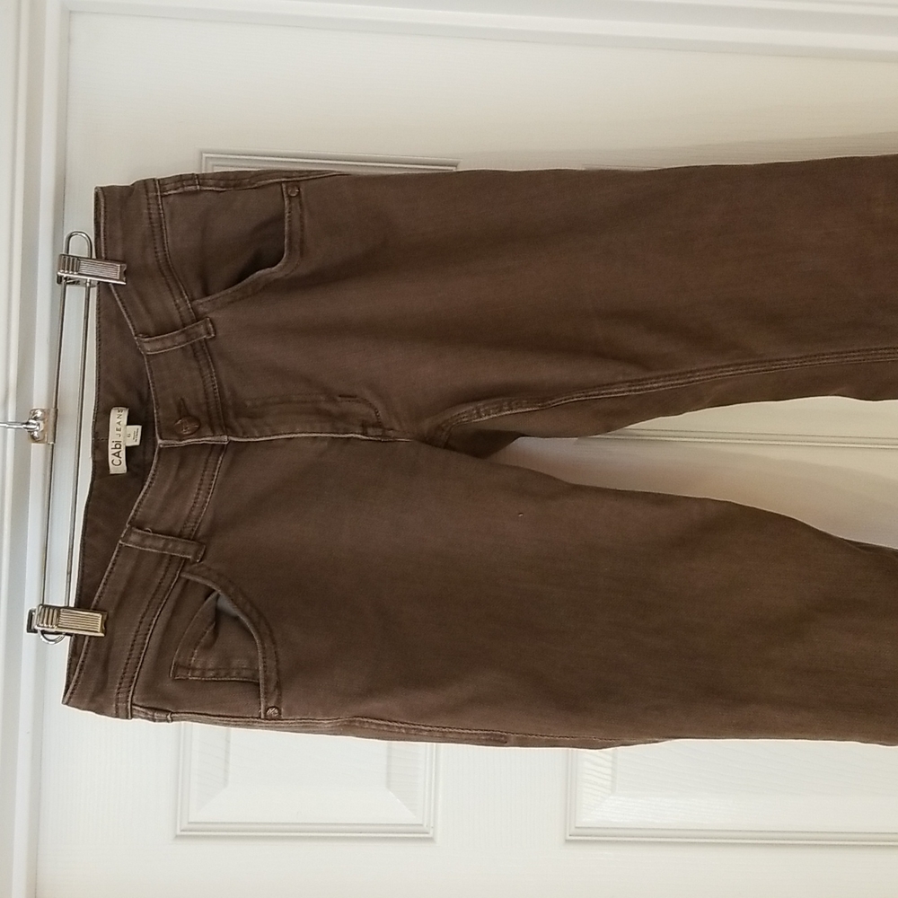 CABI Brown Denim Jean's Size 6